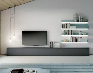 Parete Attrezzata Living 859 di Spagnol Mobili