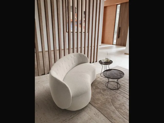 Divano lineare Moby Loveseat in tessuto di Le Comfort