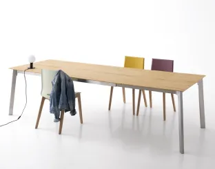 Tavolo allungabile Krono Angoli Raggiati di Pointhouse