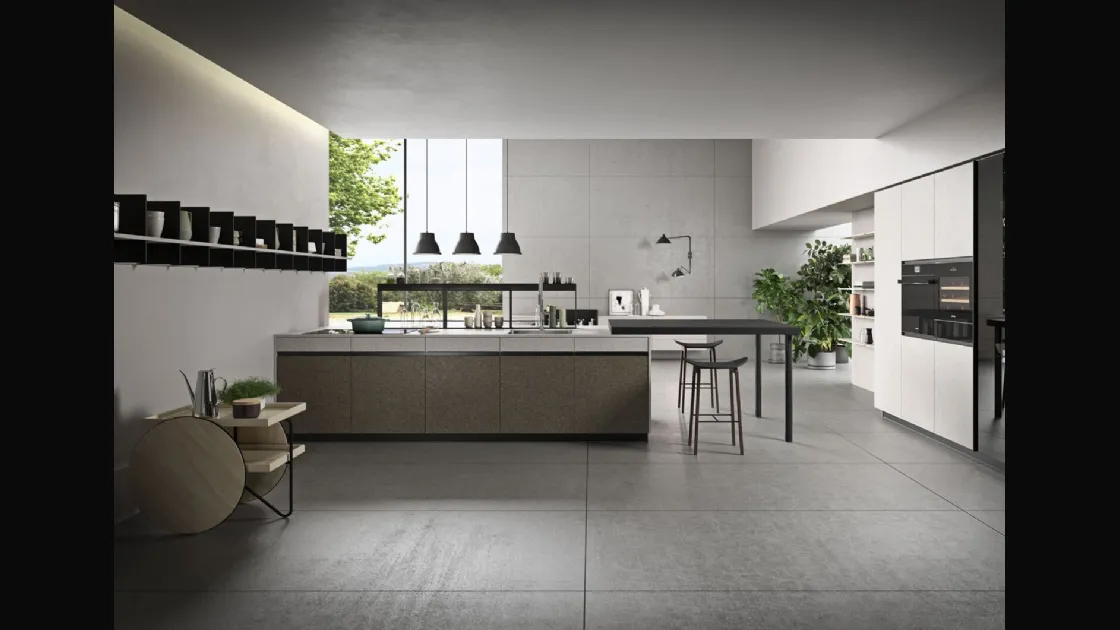 Cucina Moderna lineare DJ 02 in melaminico di Dibiesse