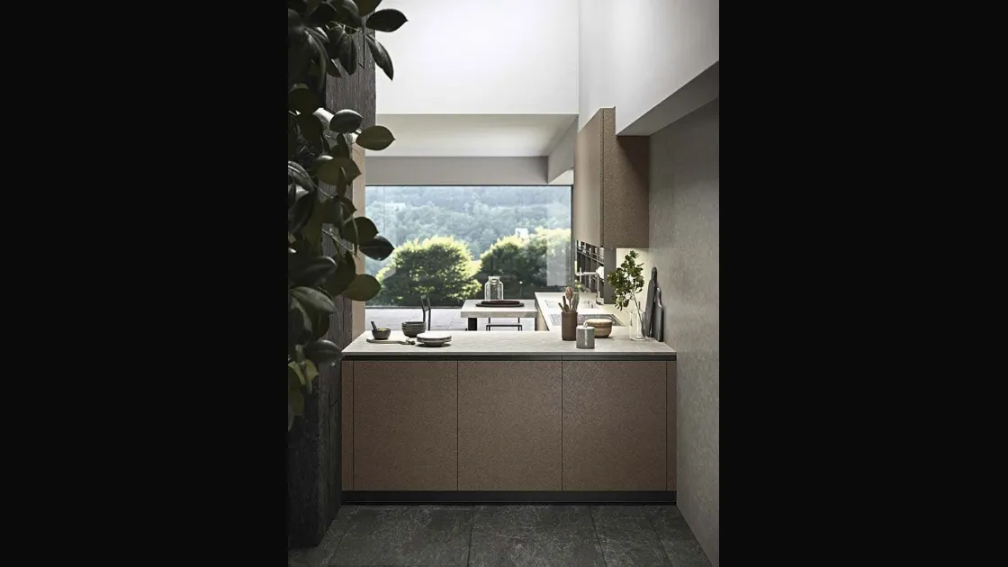Cucina Moderna angolare Spring Job 02 in laminato di Dibiesse